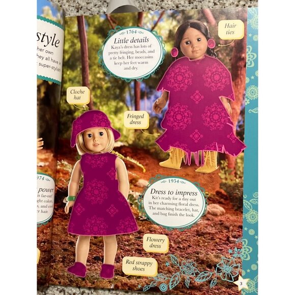 American Girl Ultimate Sticker Collection Dress Up Book With Stickers - Picture 5 of 15